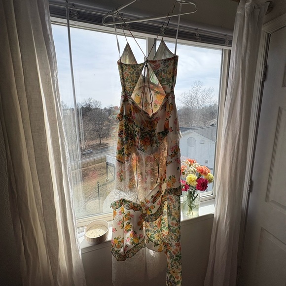 For Love And Lemons Floral Backless Dress - Picture 2 of 2